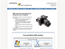 Tablet Screenshot of contenta-nefconverter.com